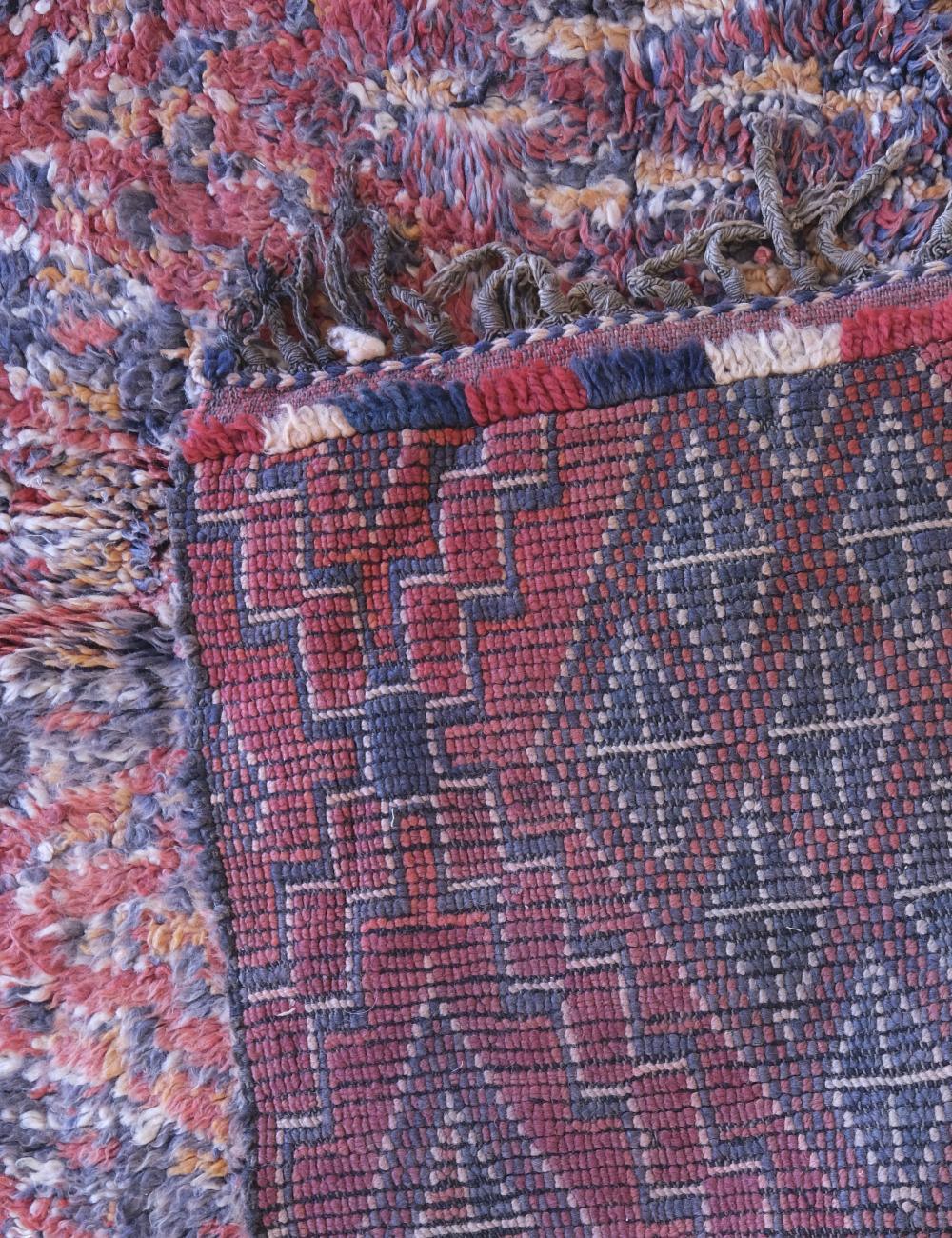 Beni MGuild Moroccan Red Wool Rug 11 x 6 ft / 335 x 183 cm - Surcoma