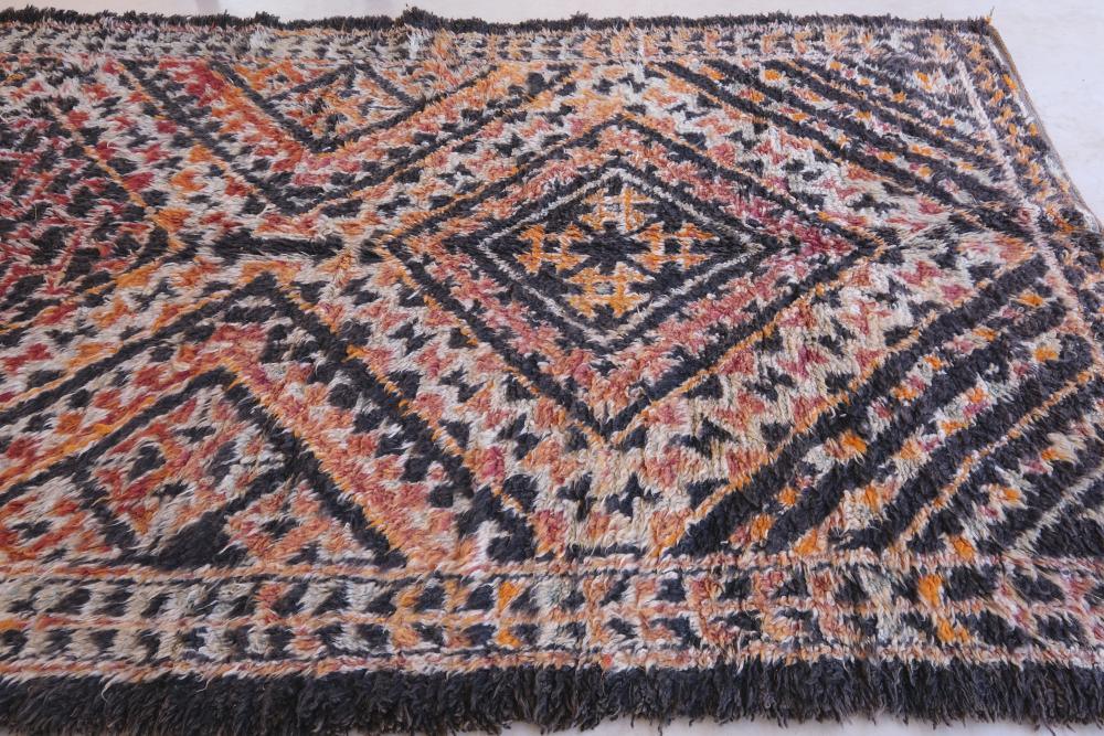 Moroccan Collector Wool Rug 13.5 x 6.2 ft / 410 x 191 cm - Surcoma