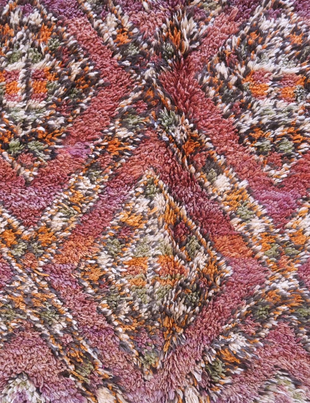 Deep Berry Moroccan Rug 11 x 5 ft / 335 x 155 cm - Surcoma