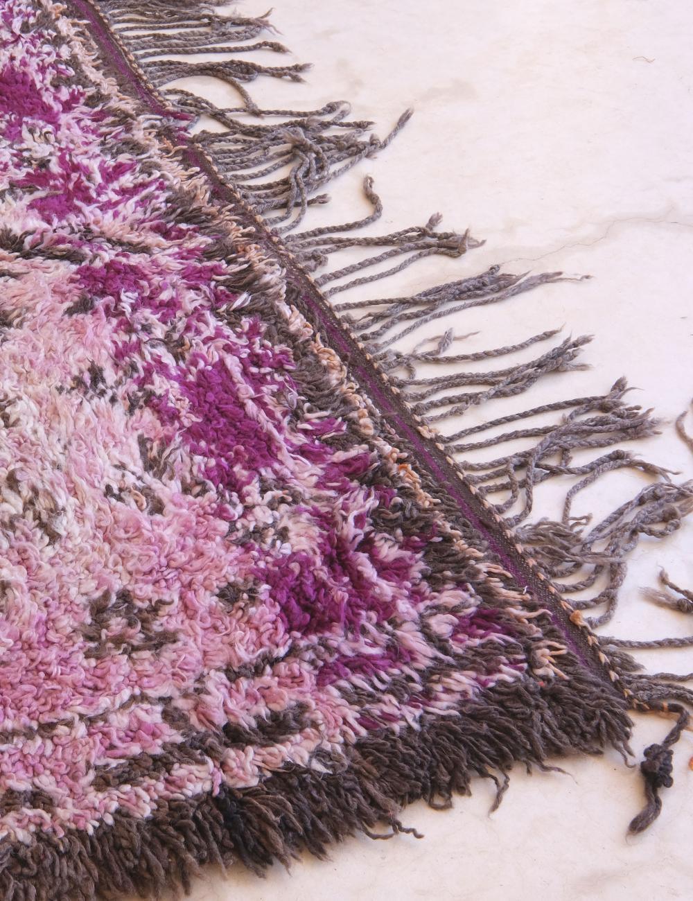 Purple Moroccan Lavender Rug 11.5 x 5.5 ft / 350 x 170 cm - Surcoma