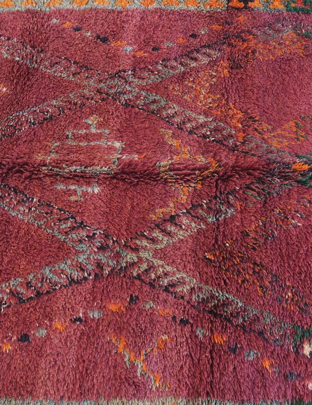 Moroccan Collector Shag Rug 9.3 x 6.2 ft / 284 x 190 cm - Surcoma