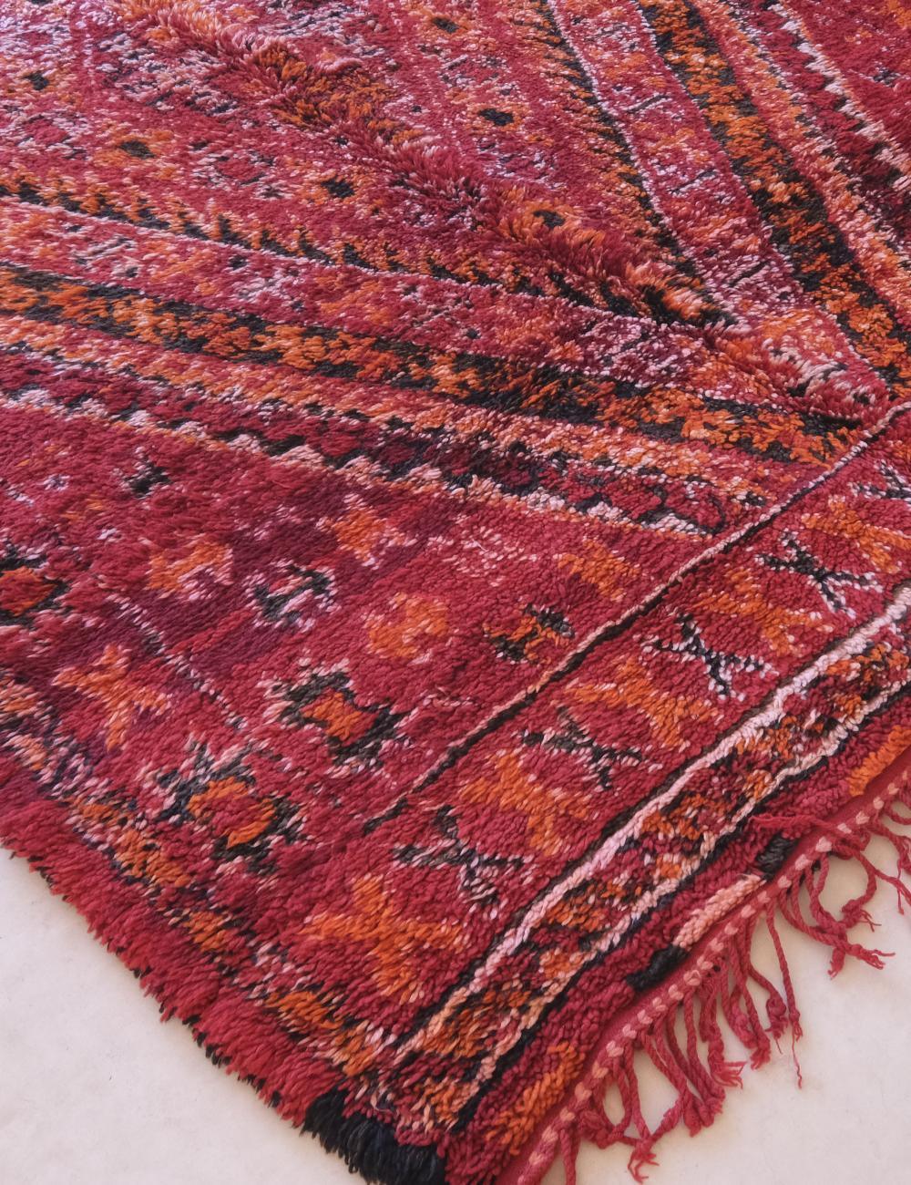 Authentic Moroccan Collectible Rug 11.1 x 7 ft / 337 x 214 cm - Surcoma