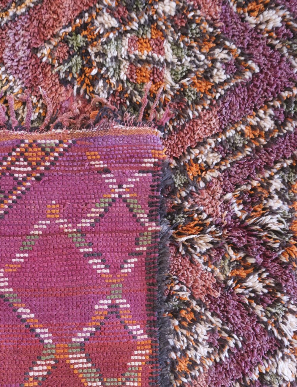 Deep Berry Moroccan Rug 11 x 5 ft / 335 x 155 cm - Surcoma