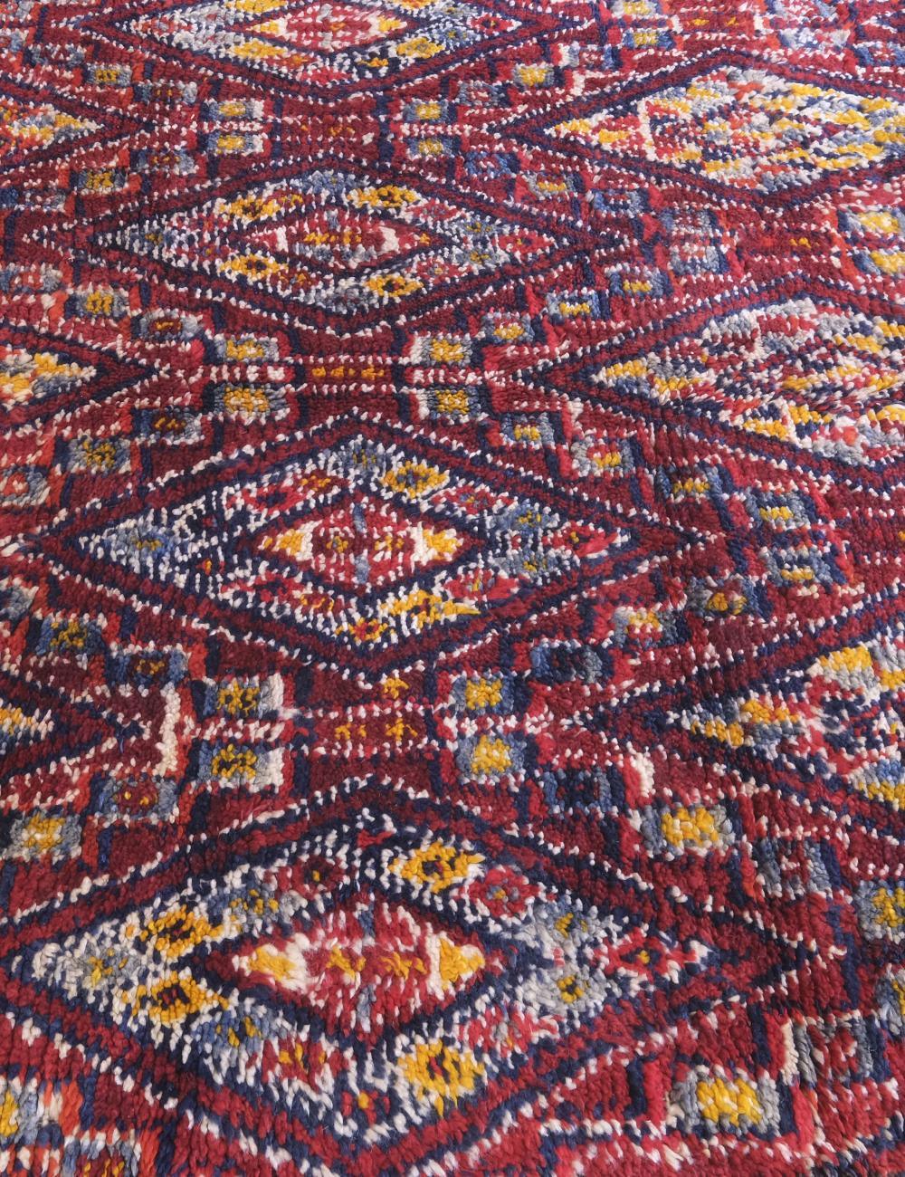 Hand-Knotted Moroccan Beni MGuild Rug 15.1 x 6.2 ft / 460 x 190 cm - Surcoma
