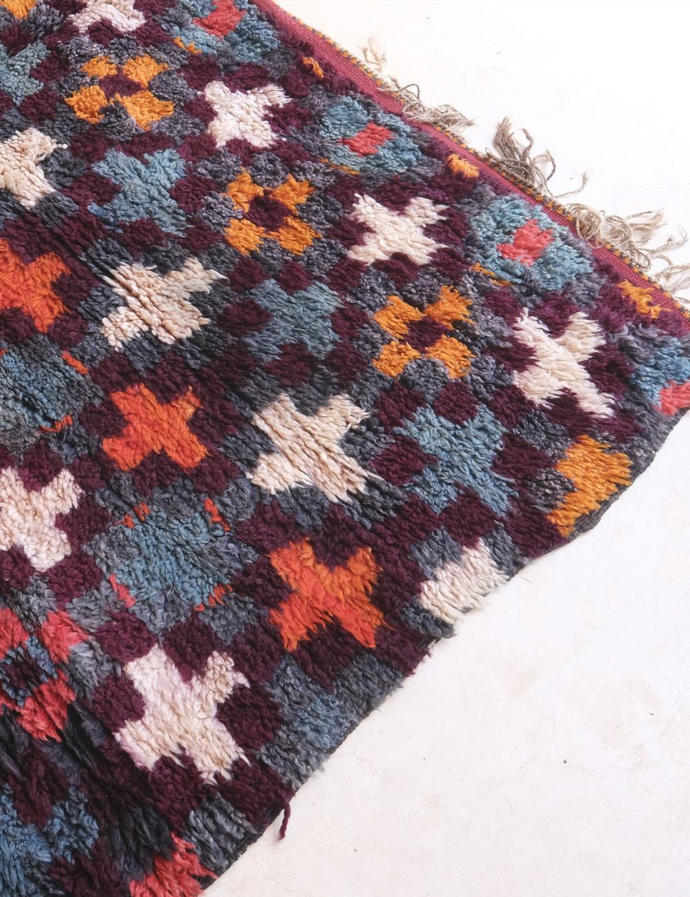 Colorful Moroccan Collectible Rug 15 x 6.1 ft / 457 x 187 cm - Surcoma