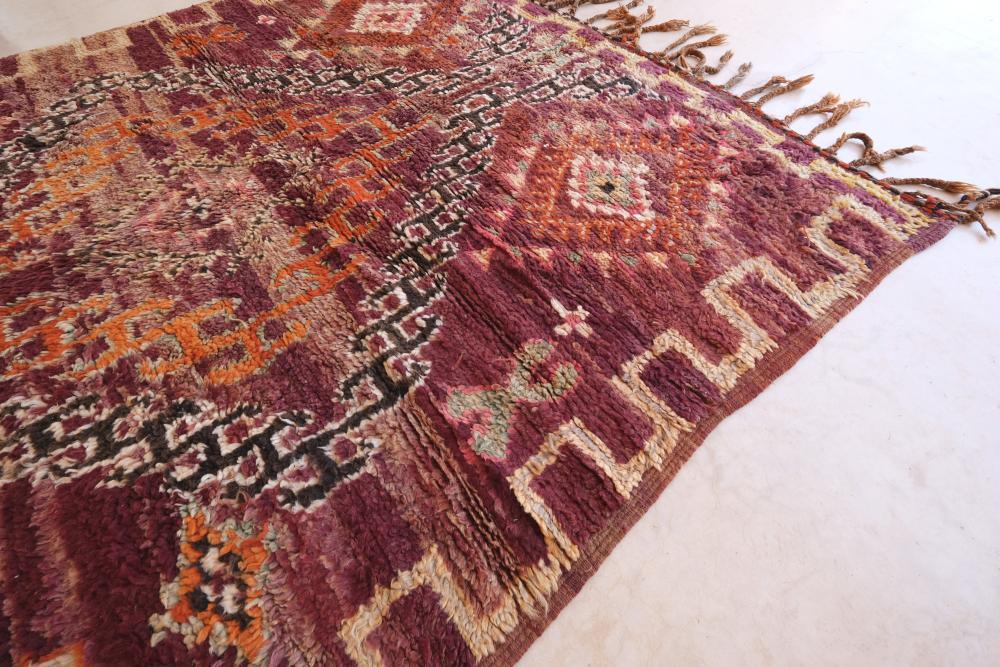Moroccan Boujaad Wool Rug 10.5 x 5.8 ft / 321 x 177 cm - Surcoma