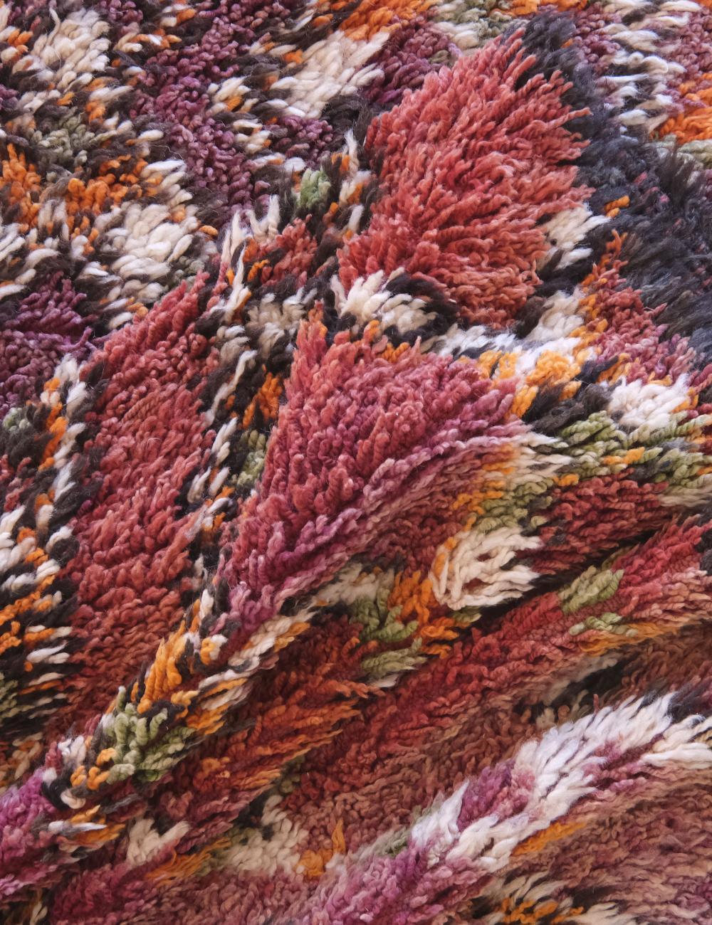 Deep Berry Moroccan Rug 11 x 5 ft / 335 x 155 cm - Surcoma
