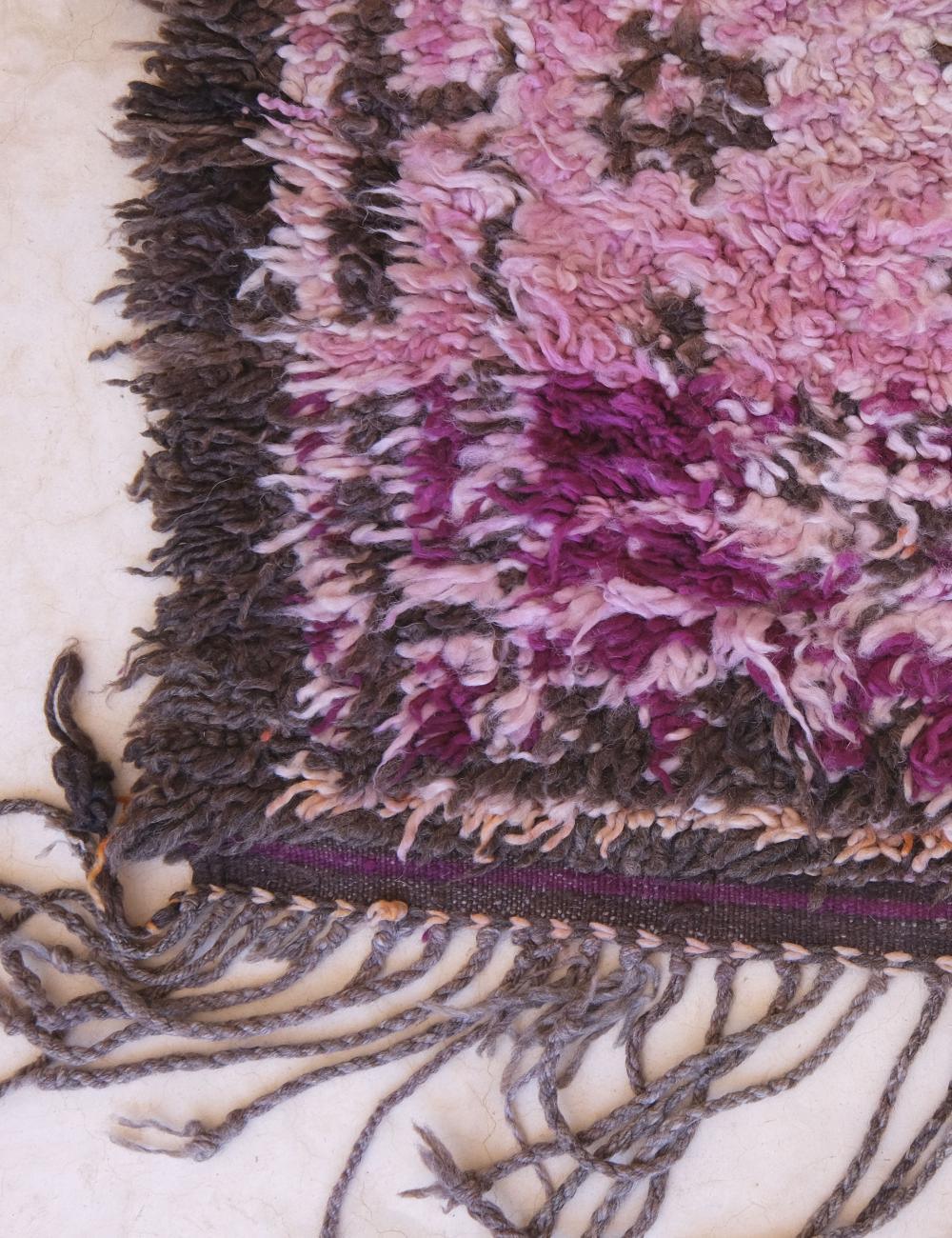 Purple Moroccan Lavender Rug 11.5 x 5.5 ft / 350 x 170 cm - Surcoma