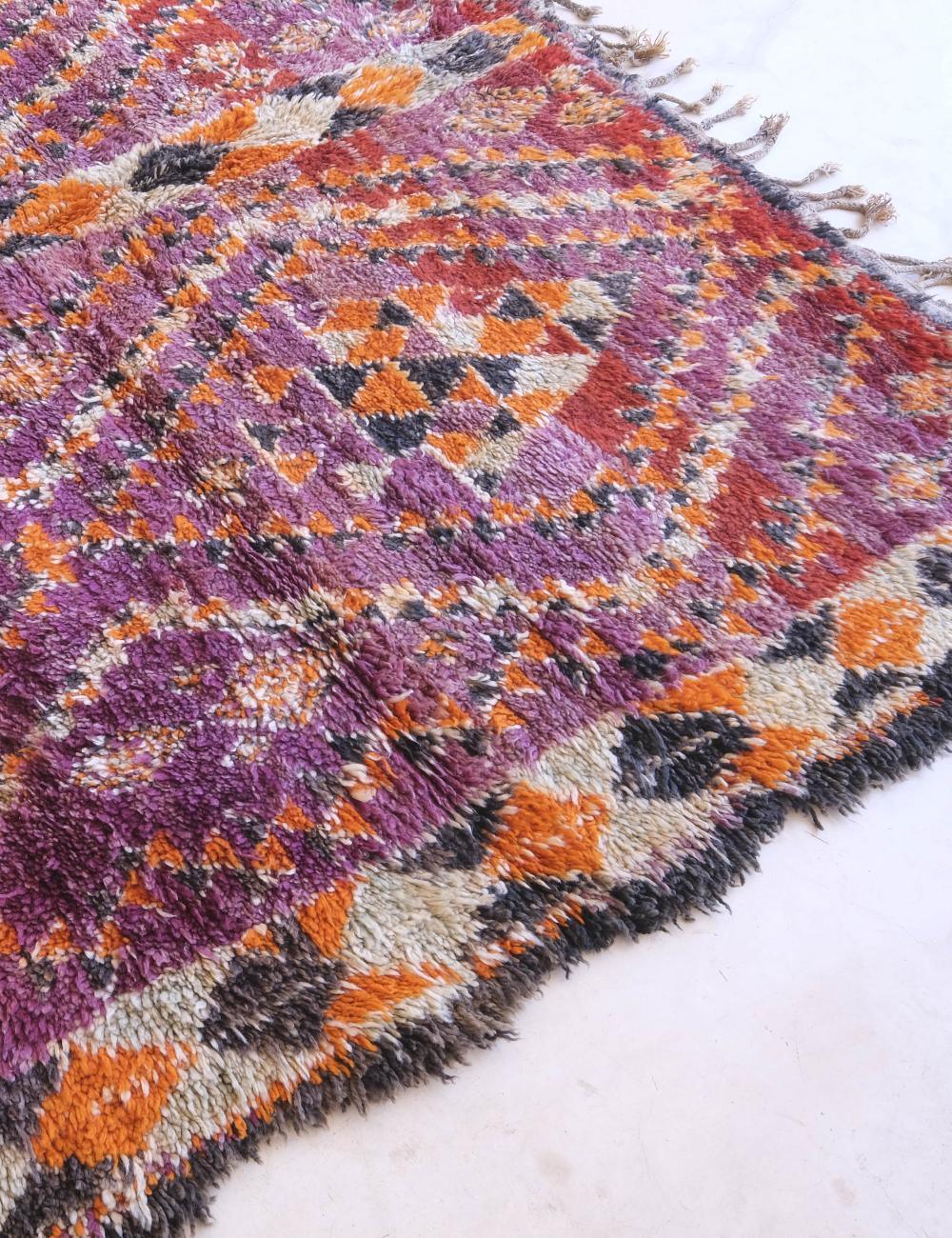 Moroccan Handmade Rug 11.9 x 7.1 ft / 364 x 217 cm - Surcoma