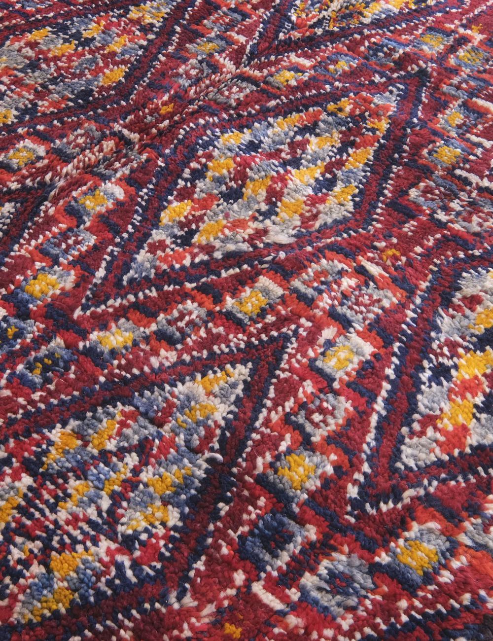 Hand-Knotted Moroccan Beni MGuild Rug 15.1 x 6.2 ft / 460 x 190 cm - Surcoma