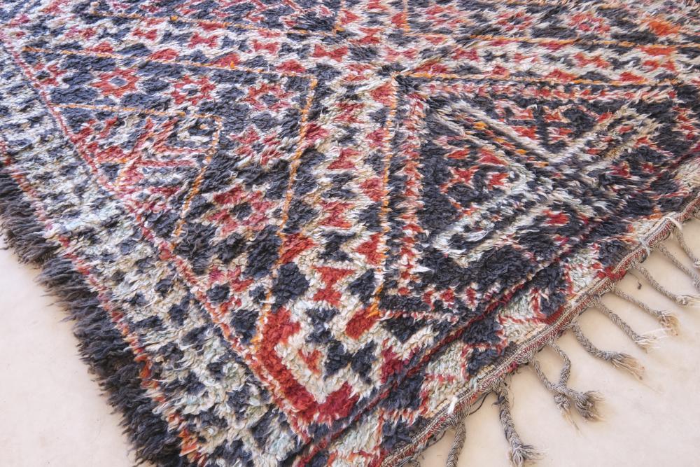 Moroccan Collector Wool Rug 13.5 x 6.2 ft / 410 x 191 cm - Surcoma