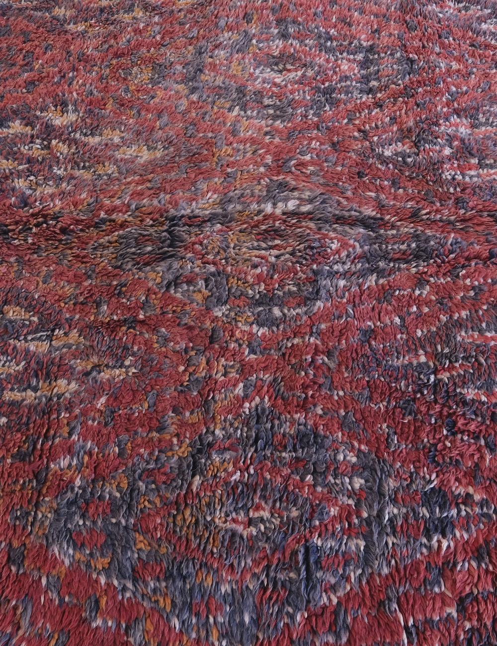 Beni MGuild Moroccan Red Wool Rug 11 x 6 ft / 335 x 183 cm - Surcoma
