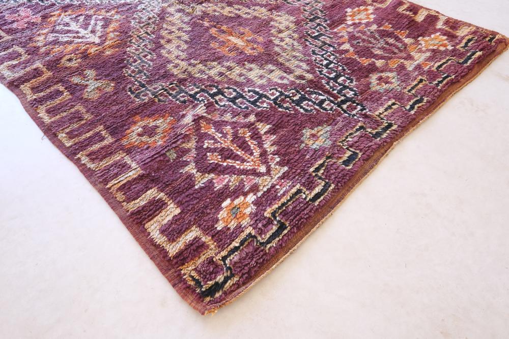 Moroccan Boujaad Wool Rug 10.5 x 5.8 ft / 321 x 177 cm - Surcoma