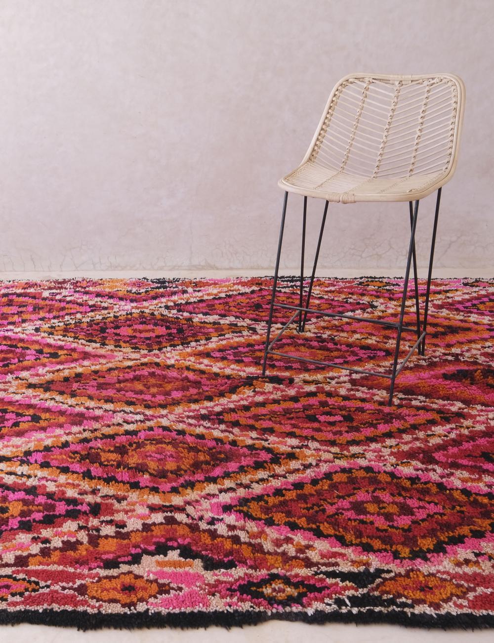 Vibrant Collectible Tribal Rug 10.6 x 6.8 ft / 324 x 210 cm - Surcoma