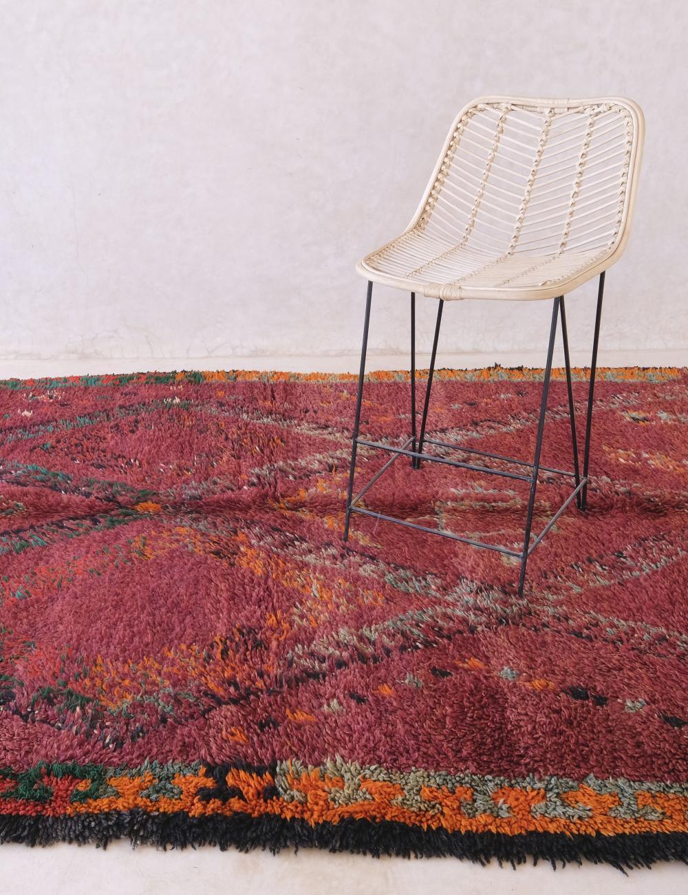 Moroccan Collector Shag Rug 9.3 x 6.2 ft / 284 x 190 cm - Surcoma