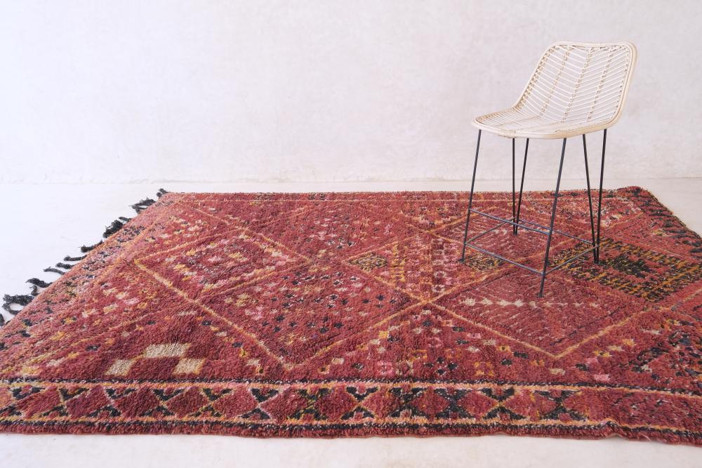 Moroccan Beni M'Guild Wool Rug 10.1 x 6.5 ft / 307 x 198 cm - Surcoma