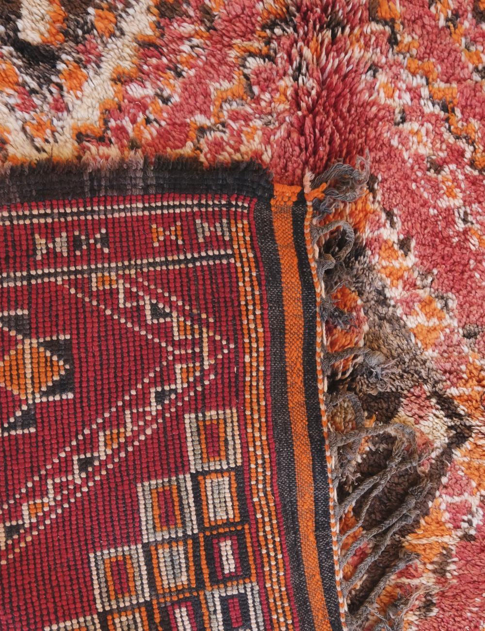 Authentic Vintage Moroccan Rug 12.5 x 6.8 ft / 382 x 209 cm - Surcoma