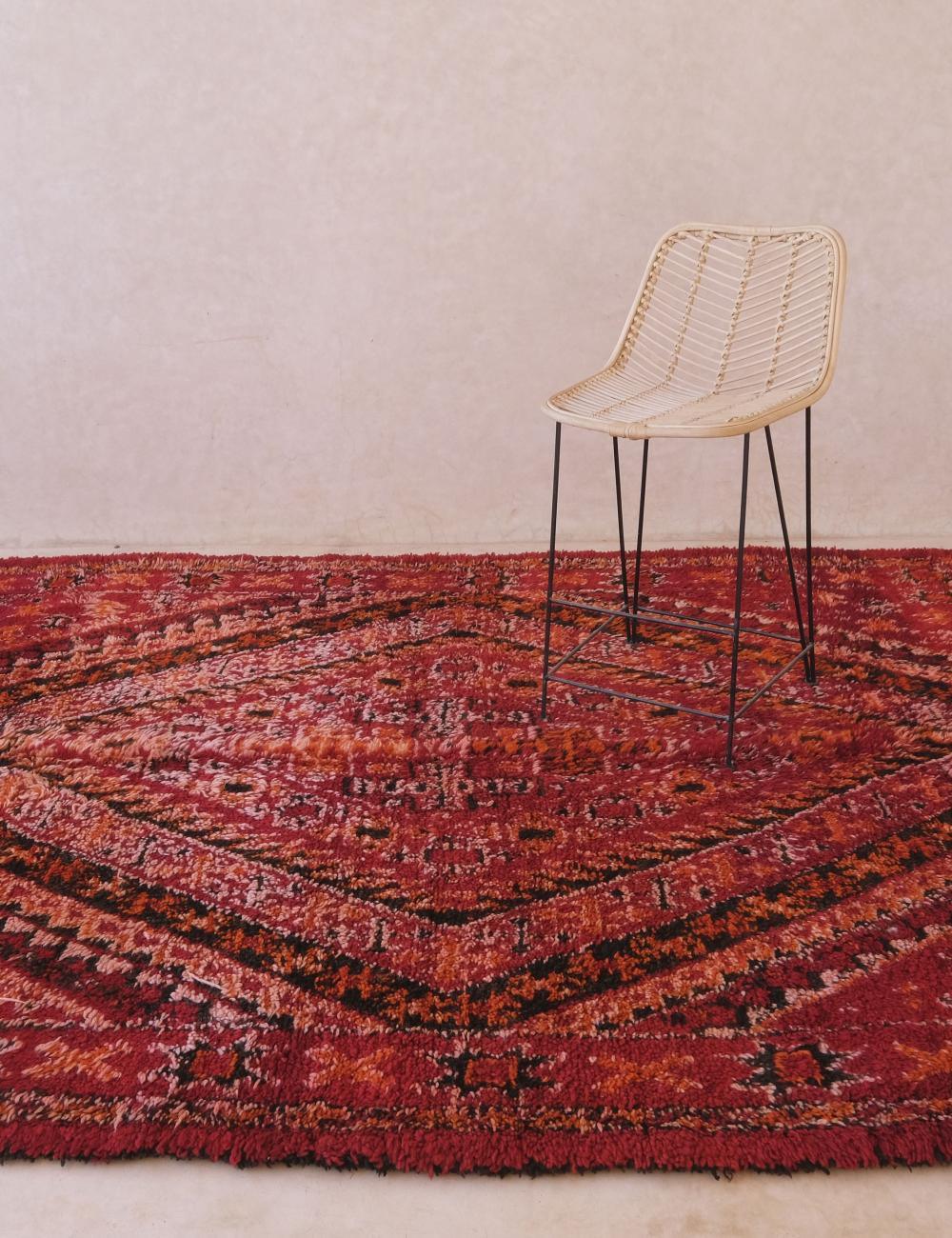 Authentic Moroccan Collectible Rug 11.1 x 7 ft / 337 x 214 cm - Surcoma