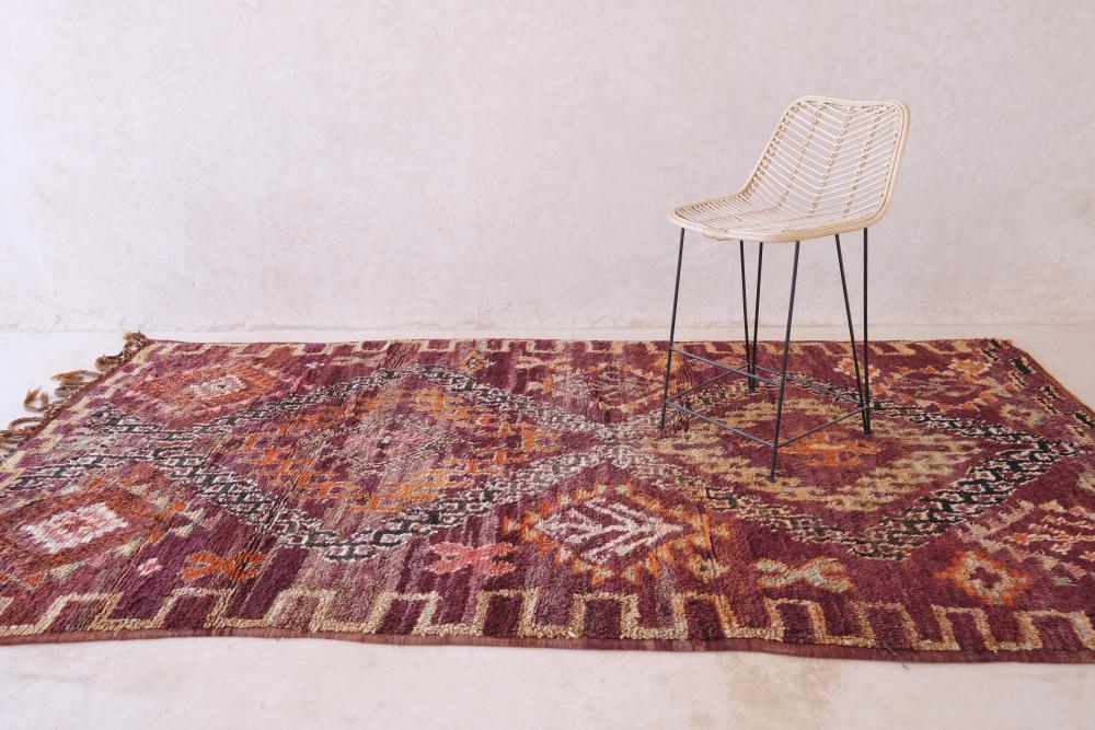 Moroccan Boujaad Wool Rug 10.5 x 5.8 ft / 321 x 177 cm - Surcoma