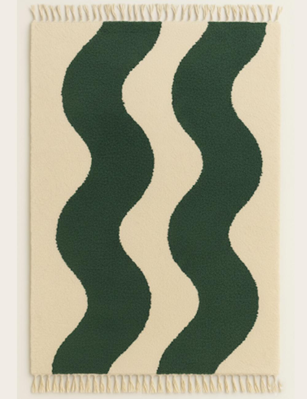 Custom Wavy Moroccan Rug - forma 64
