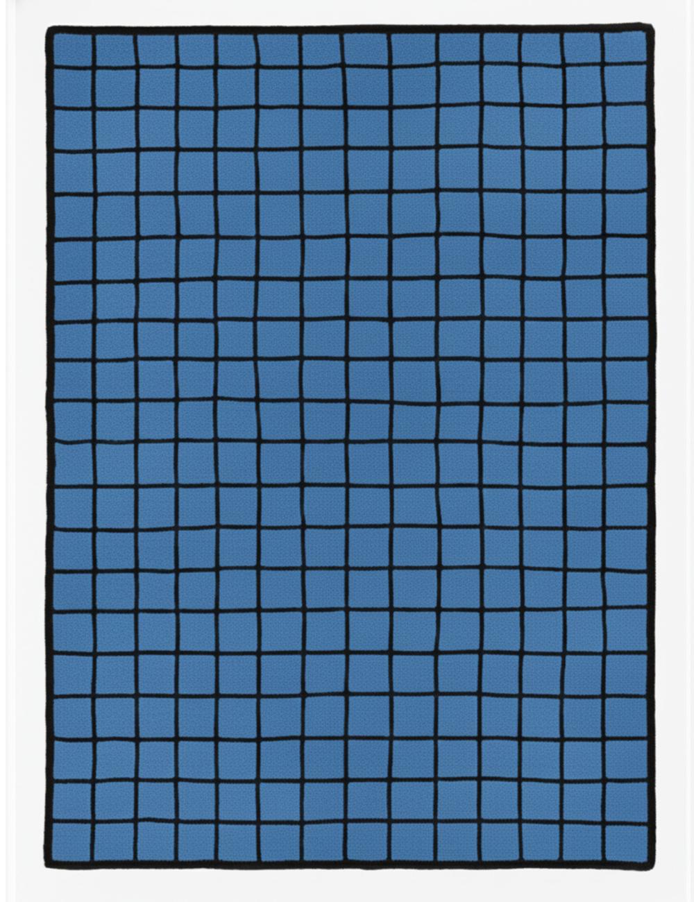 Custom Grid Moroccan Wool Rug - Forma 35
