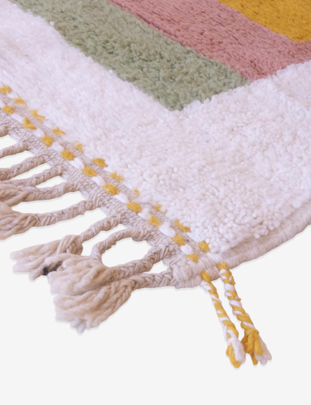 Moroccan Handknotted Contemporary Rug 6 x 3.2 ft / 183 x 100 cm