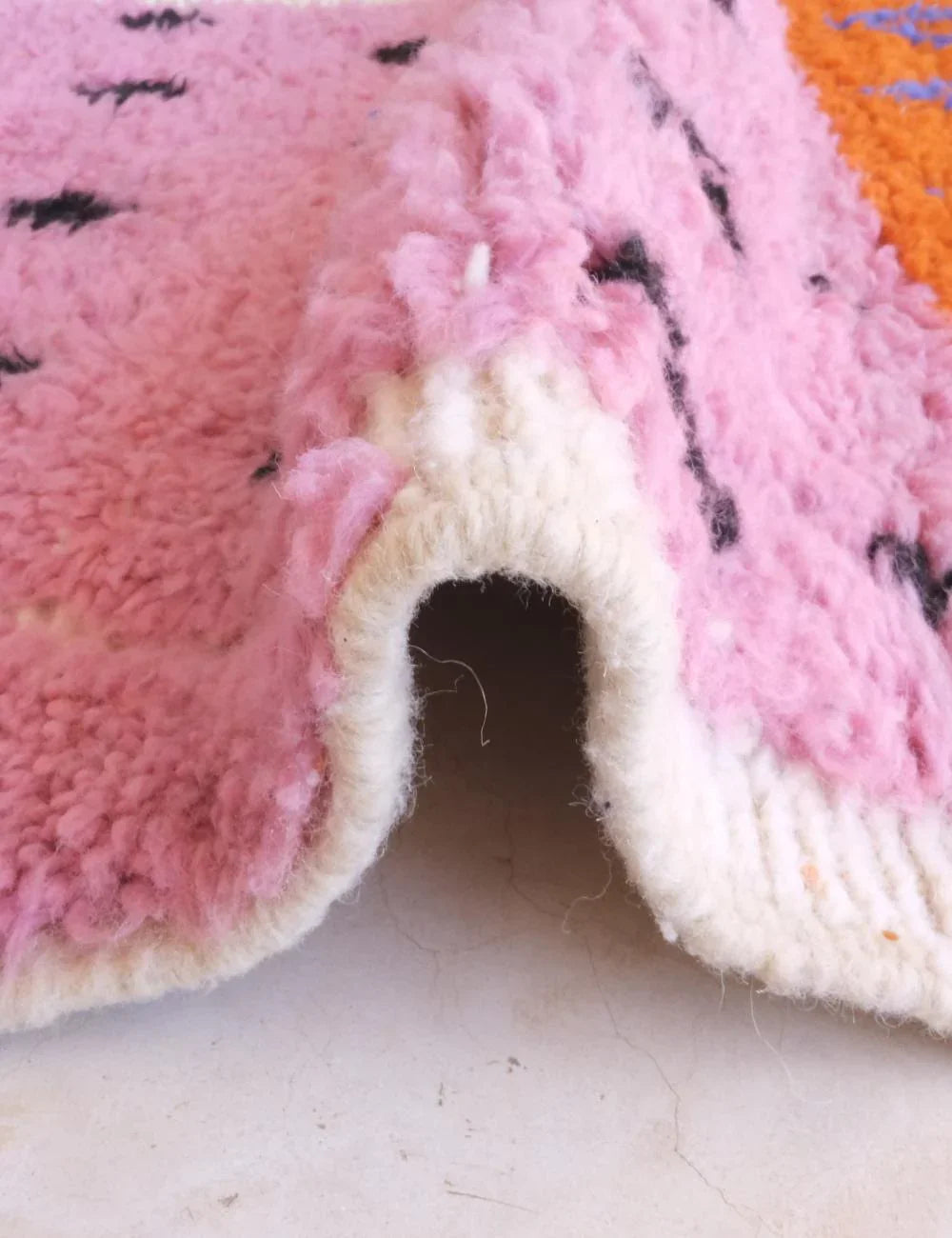 Moroccan Handknotted Runner Rug 9.6 x 2.5 ft / 293 x 78 cm - Surcoma