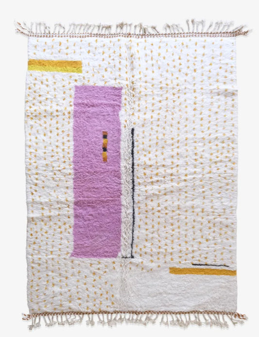 Moroccan Handknotted Modern Wool Rug 9.6 x 6.7 ft / 293 x 206 cm - Surcoma