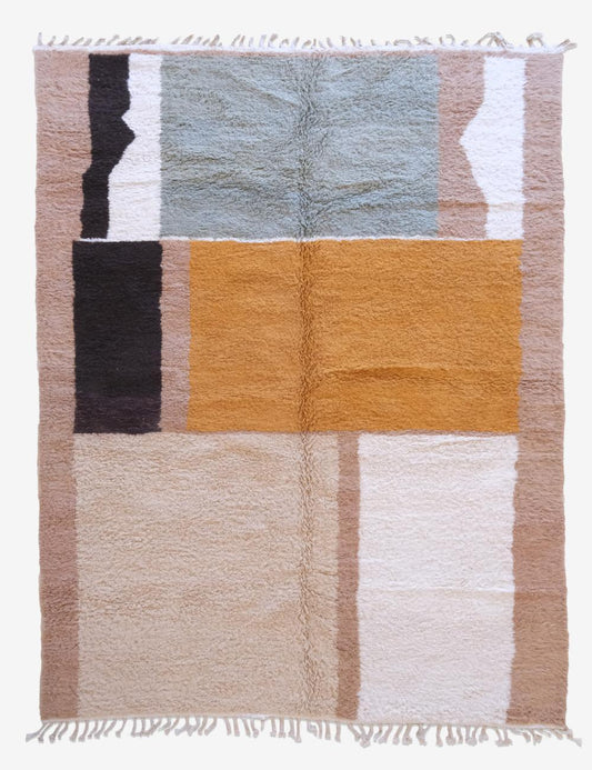 Contemporary Moroccan Rug 11.6 X 8.3 Ft / 355 x 255 cm - Surcoma