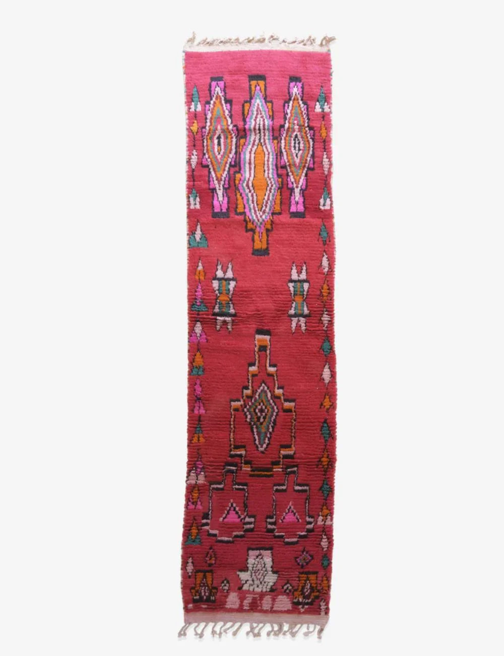 Moroccan Handknotted Runner Rug 11.9 x 3 ft / 364 x 94 cm - Surcoma