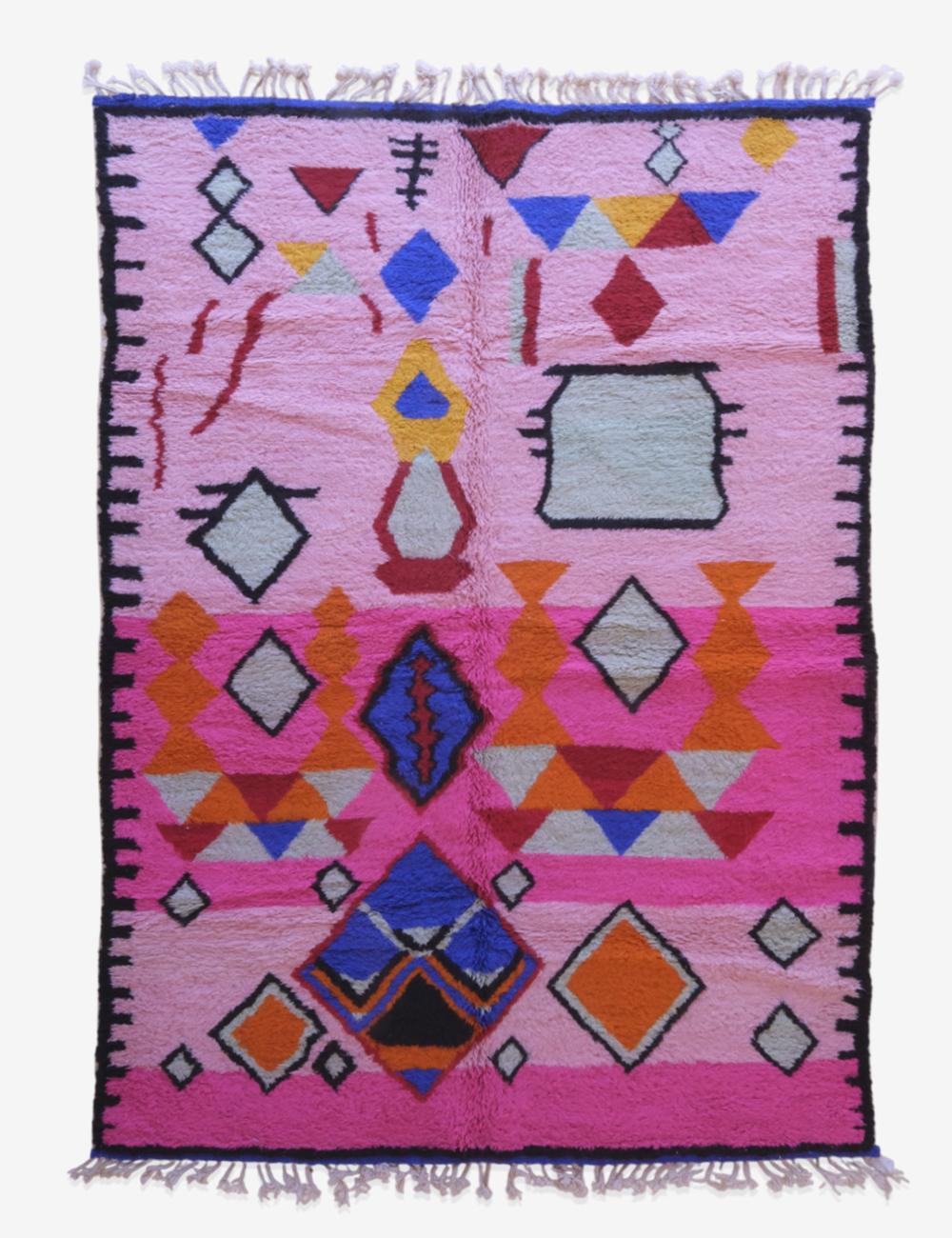 Moroccan Handknotted Wool Rug 11.2 x 7.8 ft / 341 x 239 cm