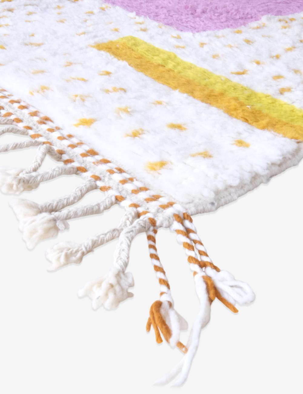Moroccan Handknotted Modern Wool Rug 9.6 x 6.7 ft / 293 x 206 cm