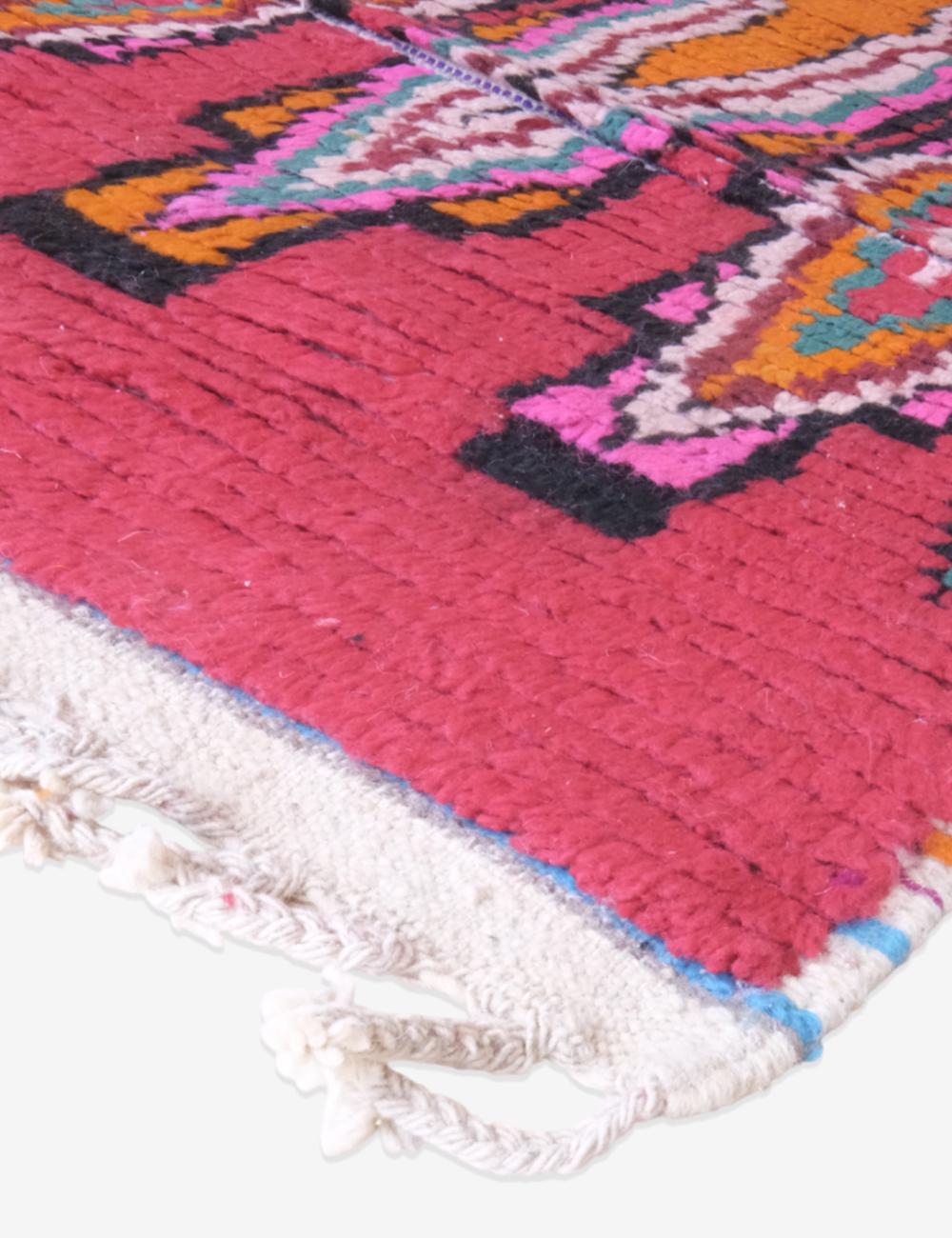 Moroccan Handknotted Runner Rug 11.9 x 3 ft / 364 x 94 cm