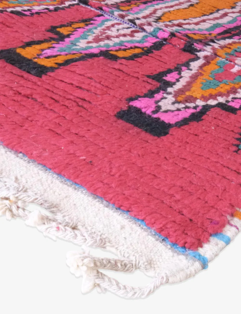 Moroccan Handknotted Runner Rug 11.9 x 3 ft / 364 x 94 cm - Surcoma