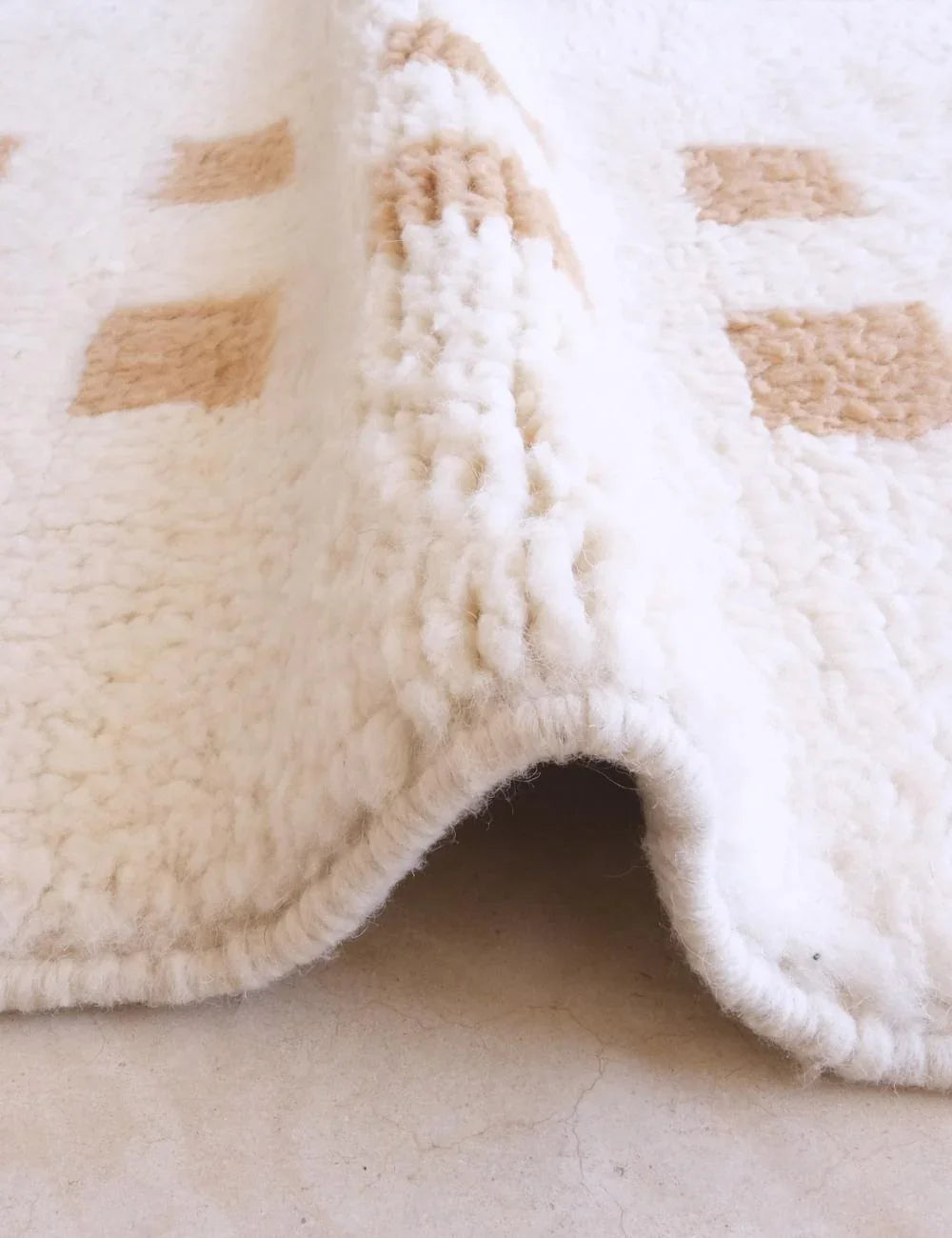 Moroccan Handknotted Wool Rug 10.7 x 8.8 ft / 327 x 270 cm - Surcoma