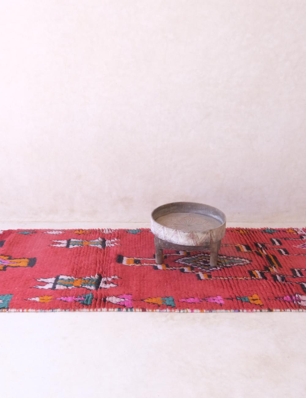 Moroccan Handknotted Runner Rug 11.9 x 3 ft / 364 x 94 cm