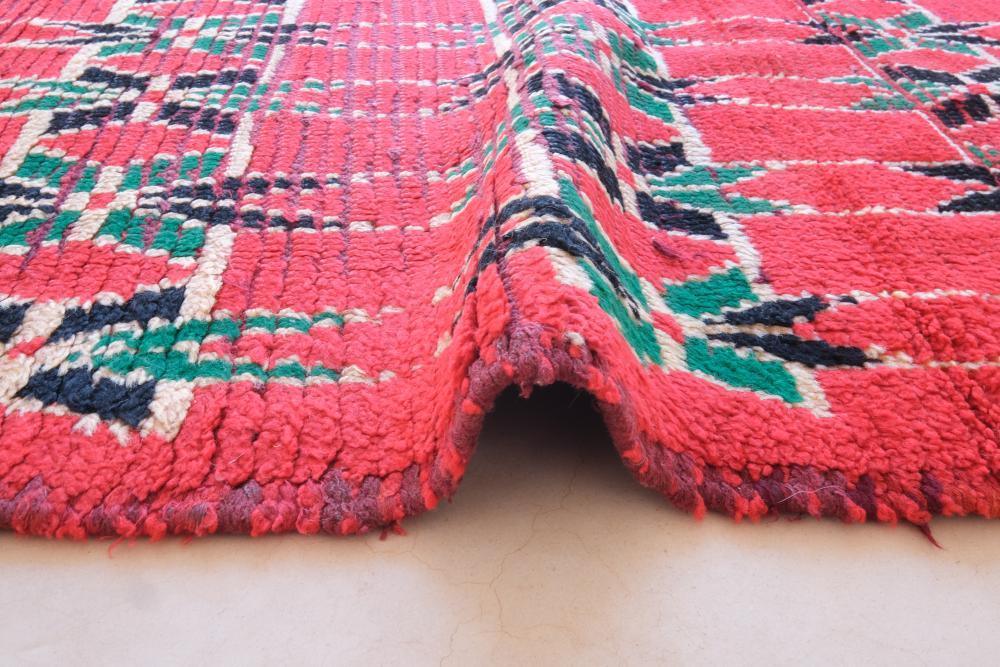Moroccan Handmade Boujad Runner Rug 9.3 x 2.6 ft / 284 x 82 cm - Surcoma