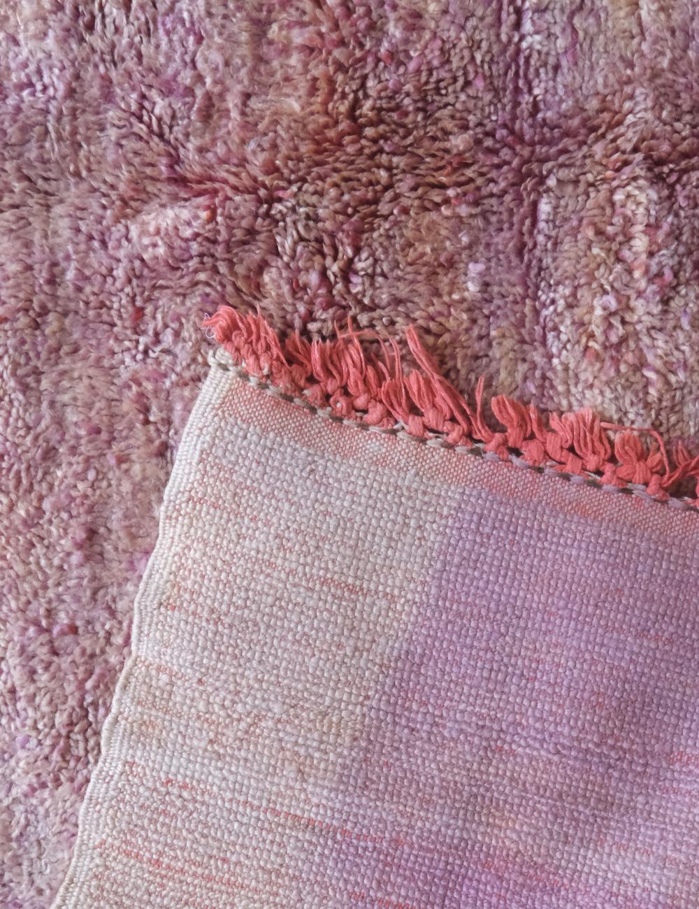 Moroccan Lavender Purple Solid Rug 9.1 x 6.5 ft / 277 x 198 cm - Surcoma