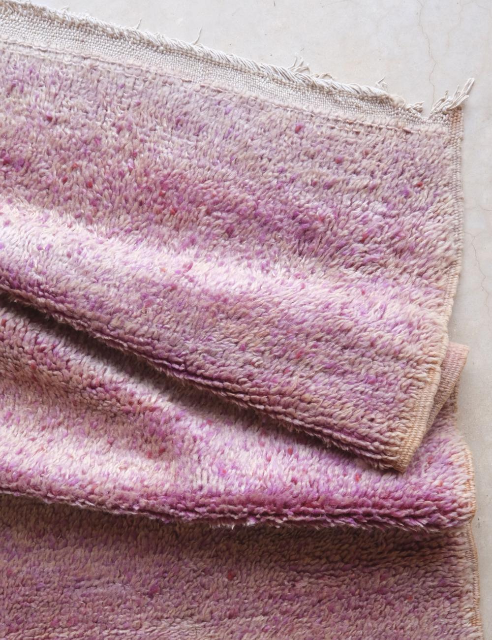 Moroccan Lavender Purple Solid Rug 9.1 x 6.5 ft / 277 x 198 cm - Surcoma