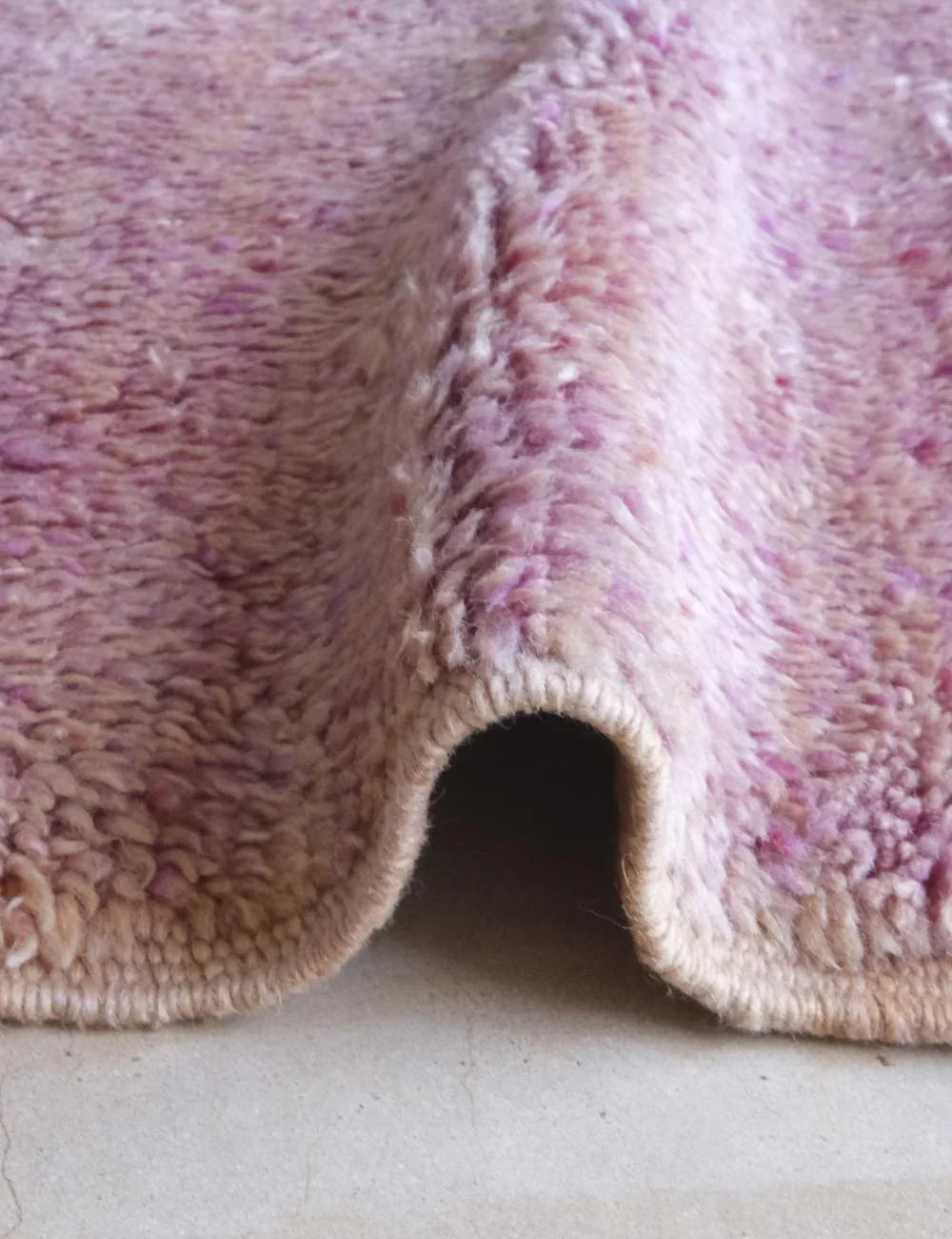 Moroccan Lavender Purple Solid Rug 9.1 x 6.5 ft / 277 x 198 cm - Surcoma