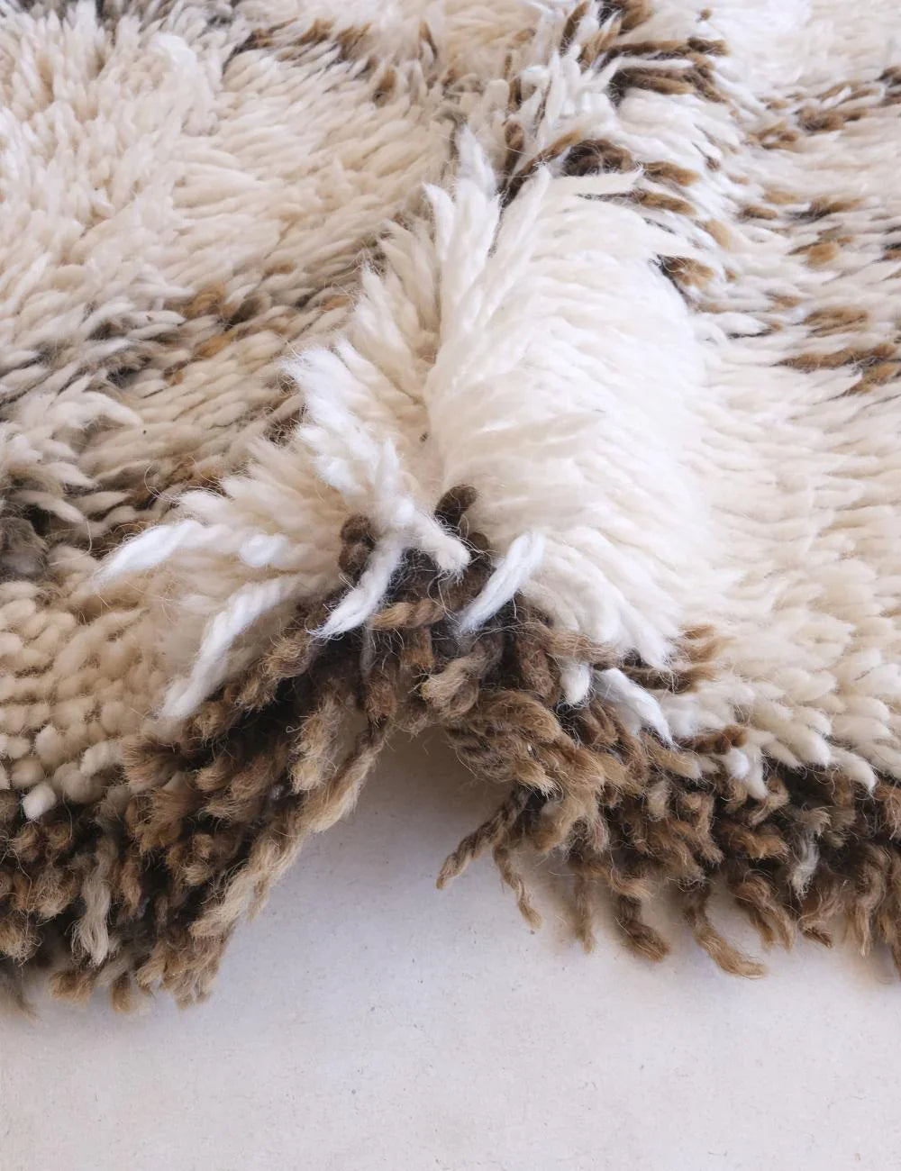 Marmoucha Rug with Diamond Wool Design 10.6 x 6.2 ft / 323 x 190 cm - Surcoma