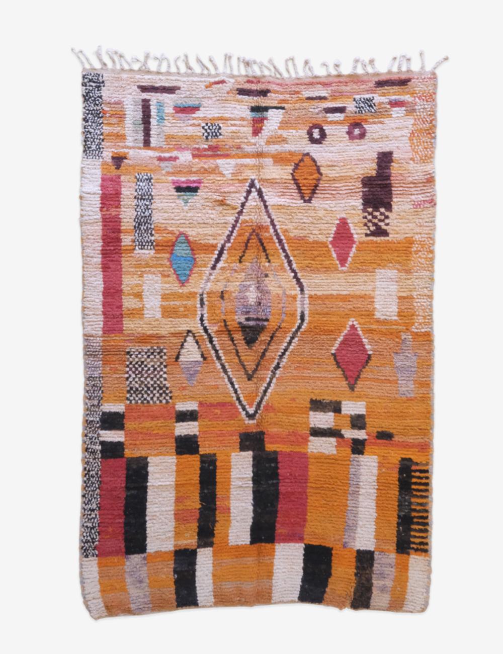 Moroccan Modern Boujad Wool Rug 8.4 x 5.4 ft / 257 x 167 cm