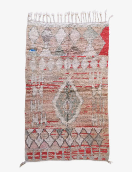 Moroccan Modern Boujad Wool Rug 8.4 x 5 ft / 257 x 155 cm - Surcoma