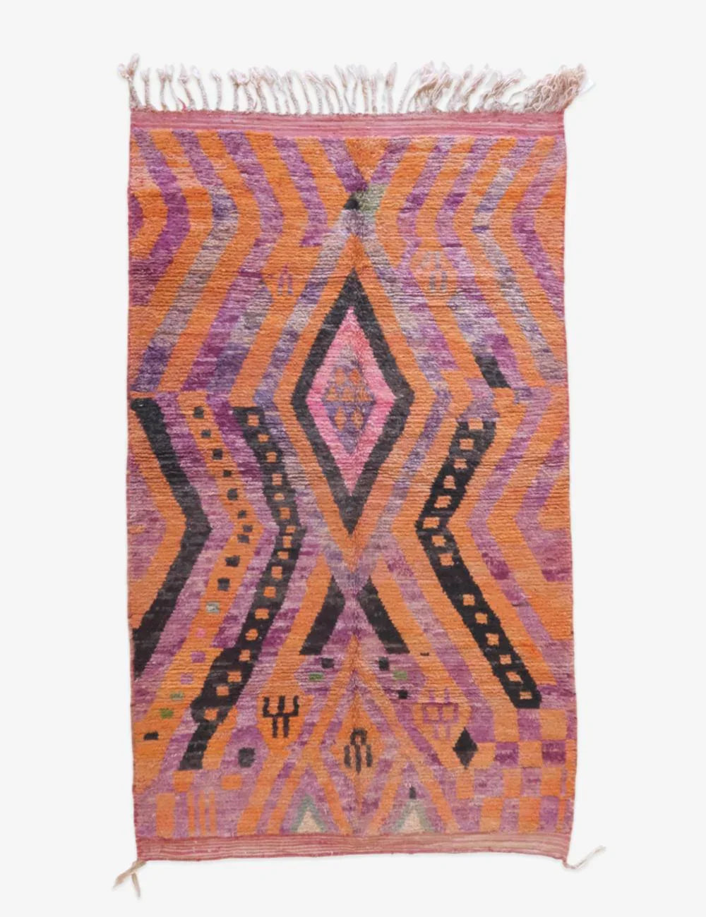 Moroccan Modern Boujad Wool Rug 9.2 x 5.3 ft / 280 x 163 cm - Surcoma