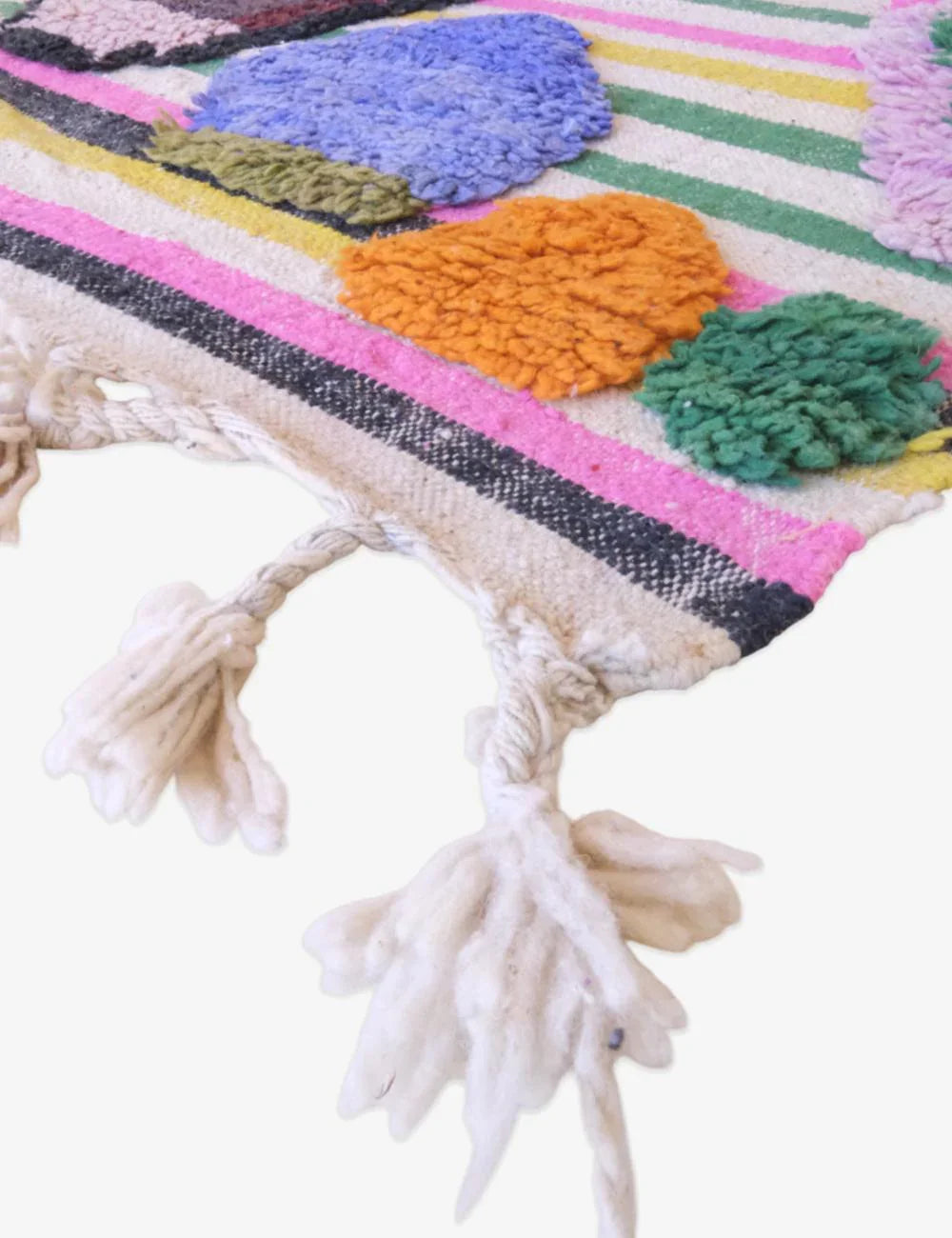Moroccan Colorful Boujad Wool Rug 10.2 x 7 ft / 310 x 215 cm - Surcoma