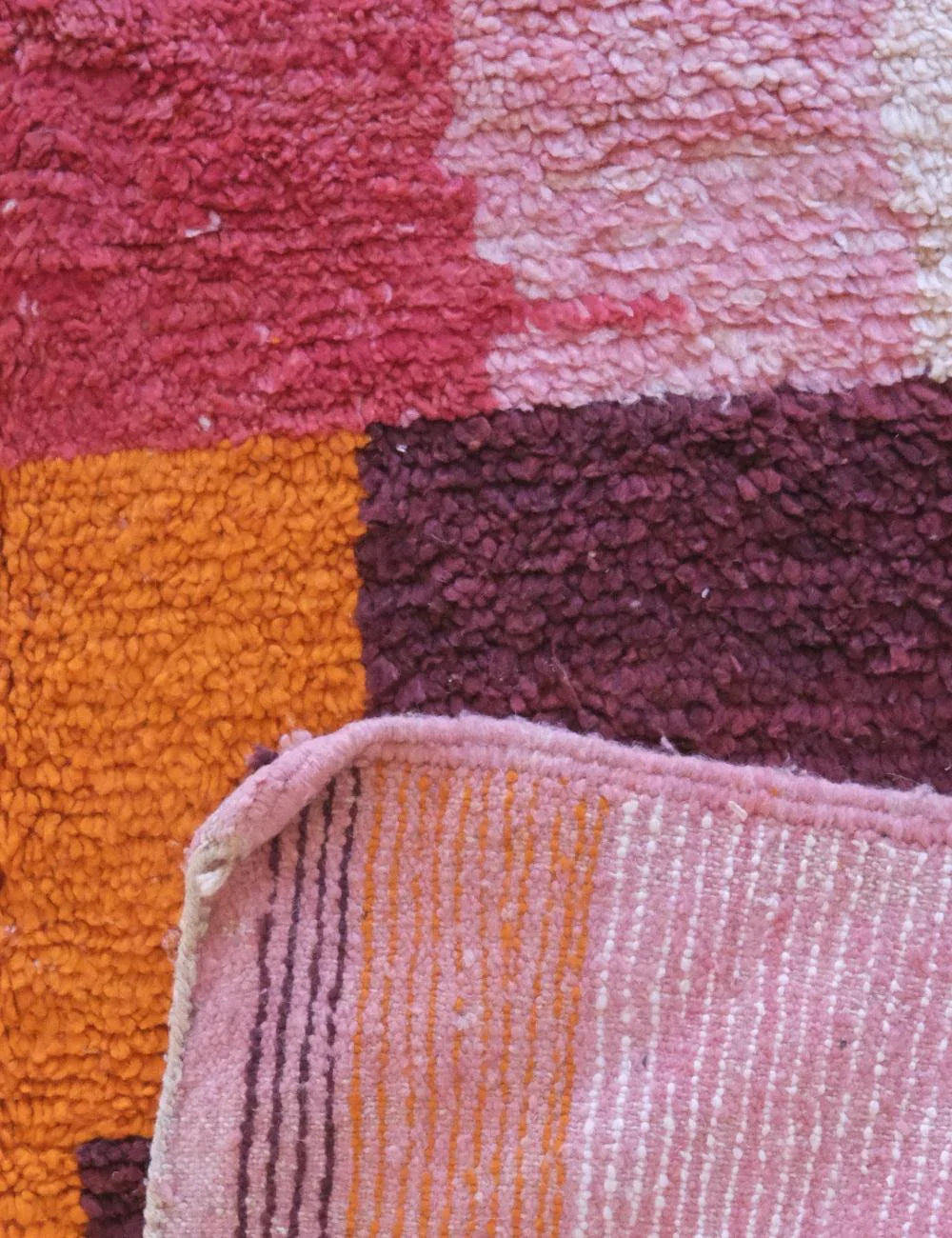 Colorful Moroccan Modern Wool Rug 8.8 x 5.6 ft / 269 x 171 cm - Surcoma