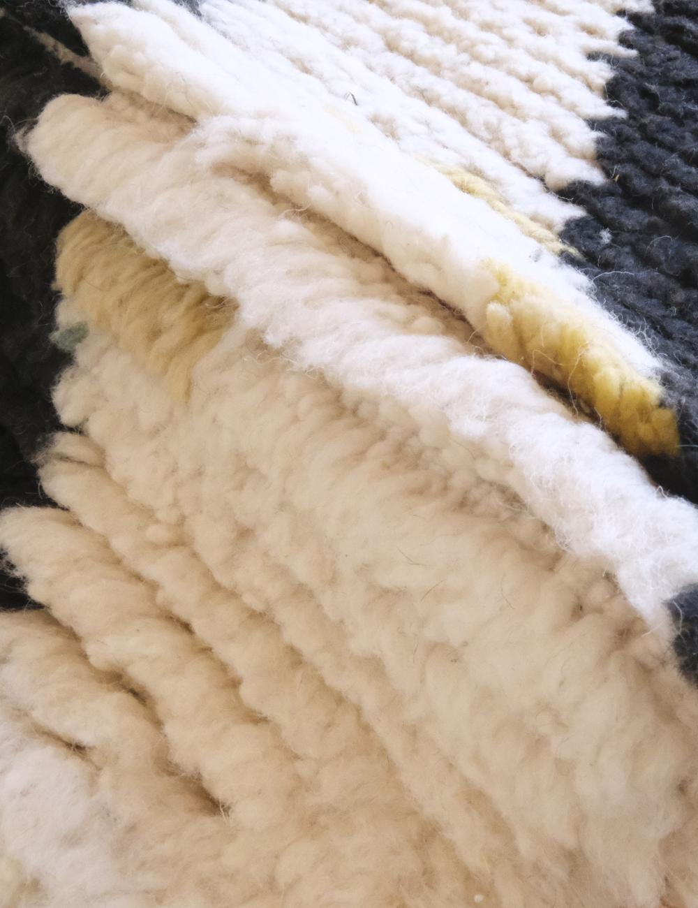 2020s Moroccan Boujad Wool Rug 12.7 x 8 ft / 387 x 246 cm - Surcoma