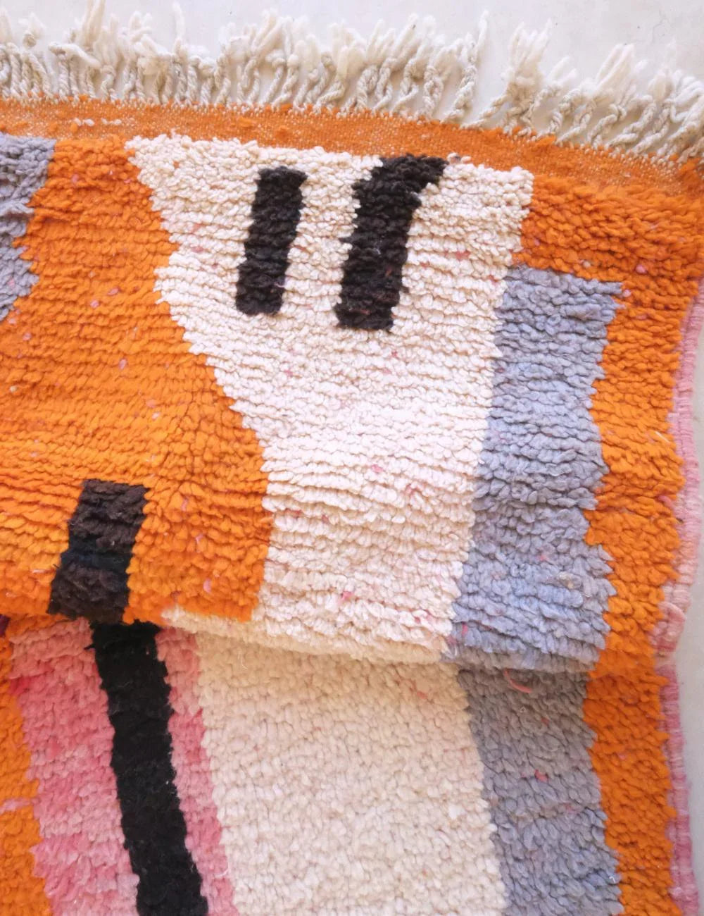 Colorful Moroccan Modern Wool Rug 8.8 x 5.6 ft / 269 x 171 cm - Surcoma