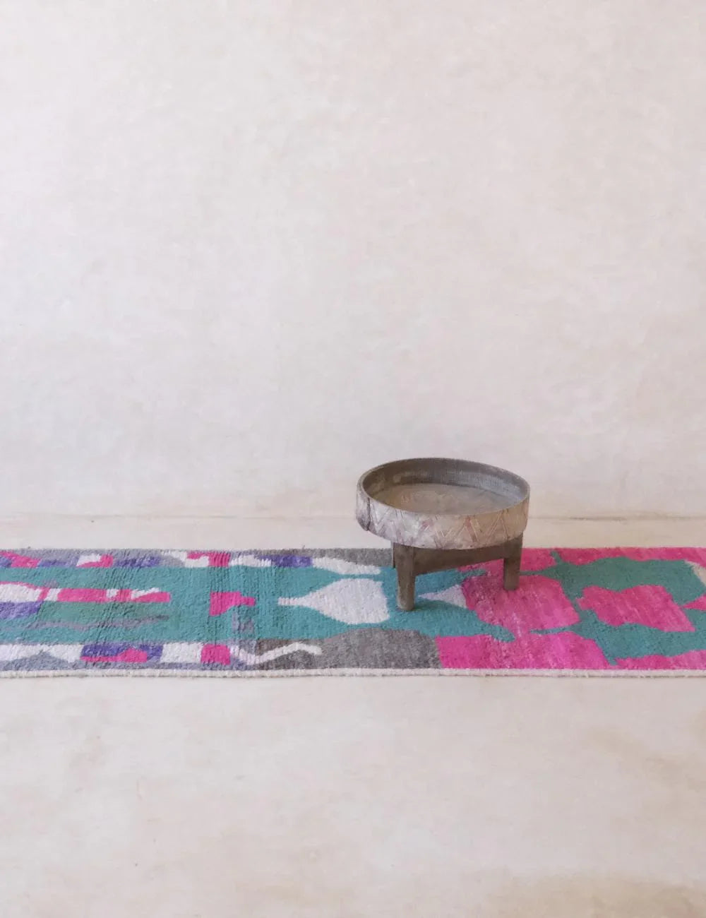 Modern Boujad Wool Runner Rug 9.1 x 2.2 ft / 276 x 69 cm - Surcoma