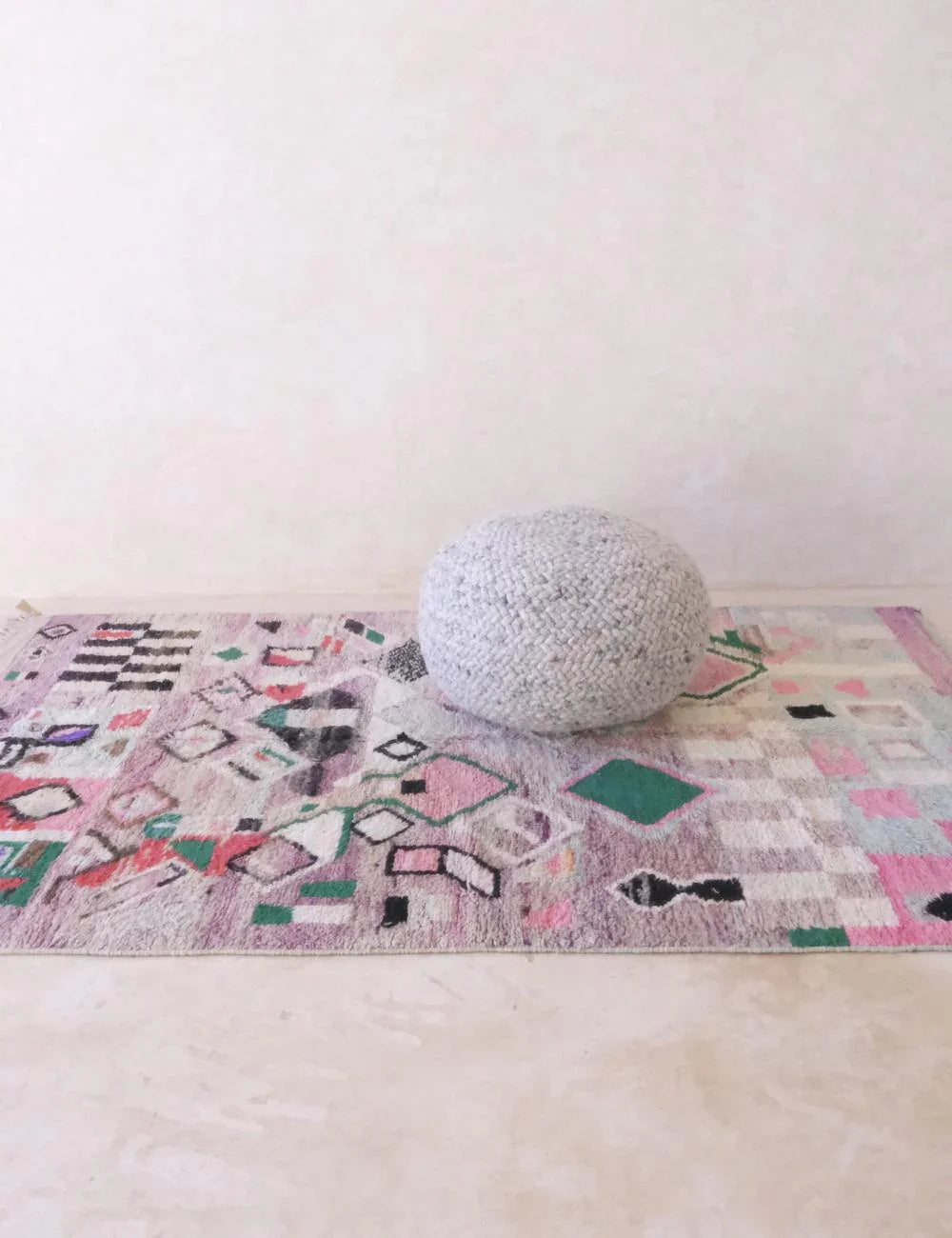 Moroccan Modern Boujad Wool Rug 8.4 x 5.2 ft / 255 x 161 cm - Surcoma